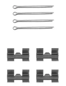 A 02 257 BREMBO Комплектующие, колодки дискового тормоза