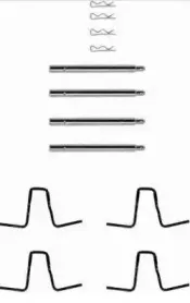 A 02 278 BREMBO Комплектующие, колодки дискового тормоза