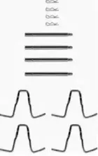 A 02 280 BREMBO Комплектующие, колодки дискового тормоза