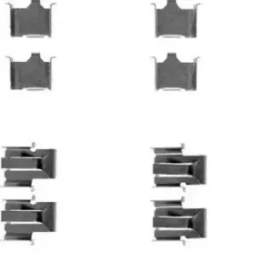 A 02 285 BREMBO Комплектующие, колодки дискового тормоза