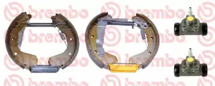 K 59 017 BREMBO Комплект тормозных колодок
