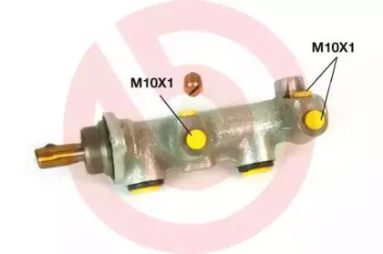 M 06 012 BREMBO Главный тормозной цилиндр