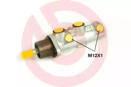 M 23 010 BREMBO Главный тормозной цилиндр