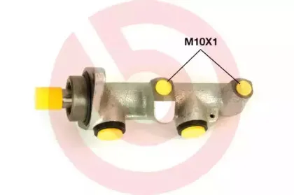M 52 001 BREMBO Главный тормозной цилиндр