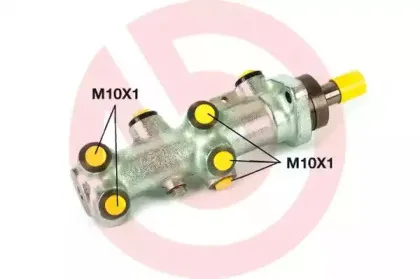 M 61 008 BREMBO Главный тормозной цилиндр