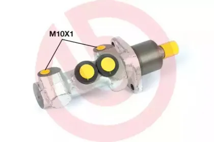 M 61 057 BREMBO Главный тормозной цилиндр