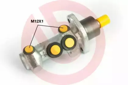 M 68 002 BREMBO Главный тормозной цилиндр