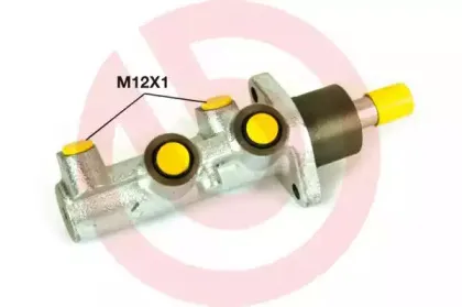 M 68 026 BREMBO Главный тормозной цилиндр