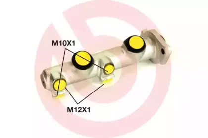 M 68 063 BREMBO Главный тормозной цилиндр