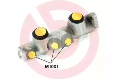 M 68 066 BREMBO Главный тормозной цилиндр