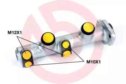 M 68 070 BREMBO Главный тормозной цилиндр
