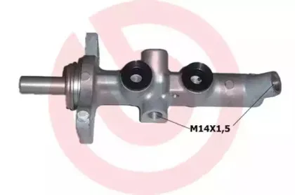 M 83 020 BREMBO Главный тормозной цилиндр