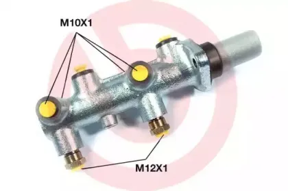 M 85 074 BREMBO Главный тормозной цилиндр