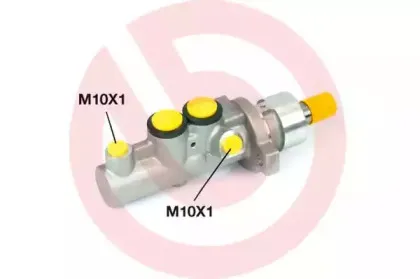 M 86 004 BREMBO Главный тормозной цилиндр