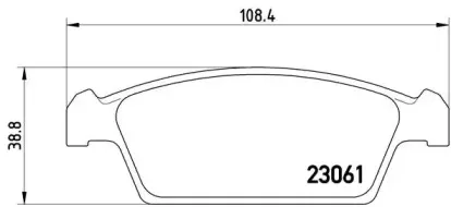 P 15 001 BREMBO