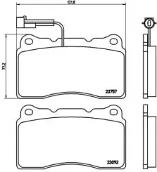 P 23 115 BREMBO