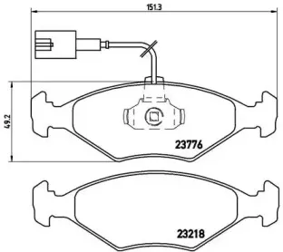 P 23 122 BREMBO