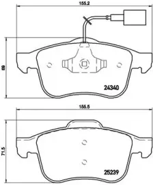 P 23 132 BREMBO