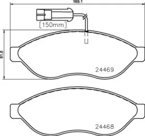 P 23 144 BREMBO