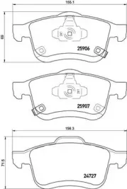 P 23 155 BREMBO