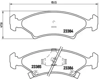P 30 009 BREMBO