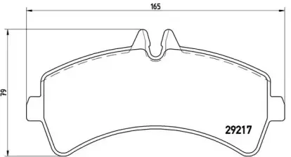 P 50 060 BREMBO Комплект тормозных колодок, дисковый тормоз