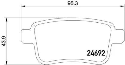 P 50 107 BREMBO