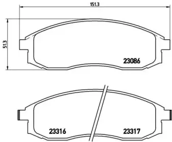 P 54 032 BREMBO