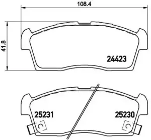 P 61 108 BREMBO