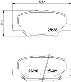 P 61 111 BREMBO