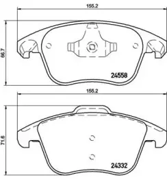 P 61 117 BREMBO