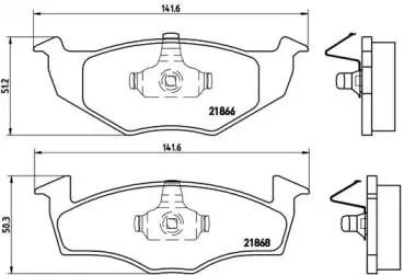 P 85 025 BREMBO Комплект тормозных колодок, дисковый тормоз