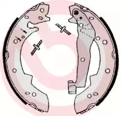 S 06 504 BREMBO Комплект тормозных колодок