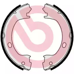 S 11 510 BREMBO Комплект тормозных колодок, стояночная тормозная система