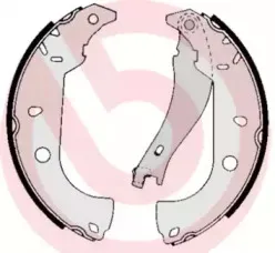 S 23 511 BREMBO Комплект тормозных колодок