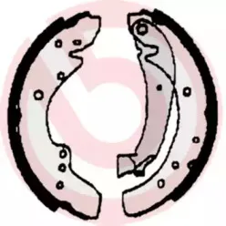 S 23 515 BREMBO Комплект тормозных колодок