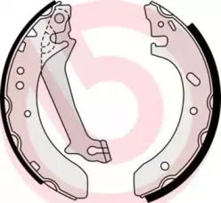 S 23 578 BREMBO Комплект тормозных колодок