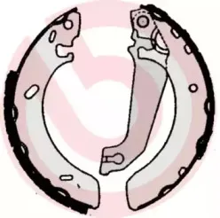 S 24 520 BREMBO Комплект тормозных колодок