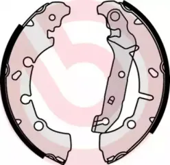 S 24 532 BREMBO Комплект тормозных колодок