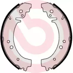 S 41 501 BREMBO Комплект тормозных колодок