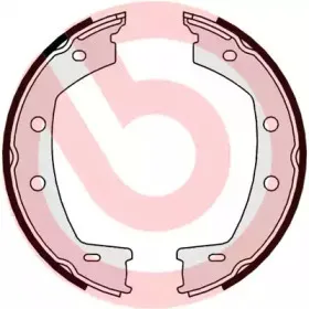 S 44 508 BREMBO Комплект тормозных колодок, стояночная тормозная система