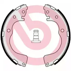 S 49 525 BREMBO Комплект тормозных колодок
