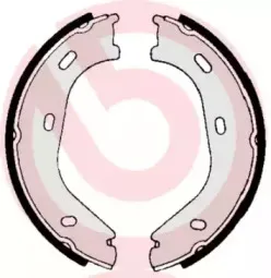 S 50 501 BREMBO Комплект тормозных колодок, стояночная тормозная система