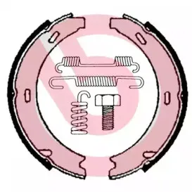 S 50 507 BREMBO Комплект тормозных колодок, стояночная тормозная система