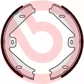 S 50 525 BREMBO Комплект тормозных колодок, стояночная тормозная система