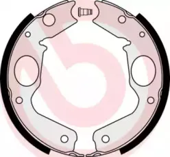 S 54 518 BREMBO Комплект тормозных колодок, стояночная тормозная система