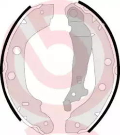 S 56 509 BREMBO Комплект тормозных колодок