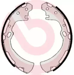 S 56 515 BREMBO Комплект тормозных колодок