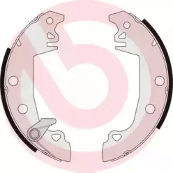 S 61 511 BREMBO Комплект тормозных колодок