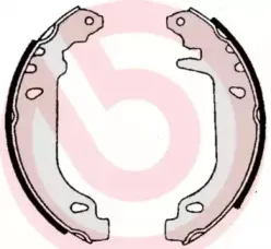 S 61 519 BREMBO Комплект тормозных колодок